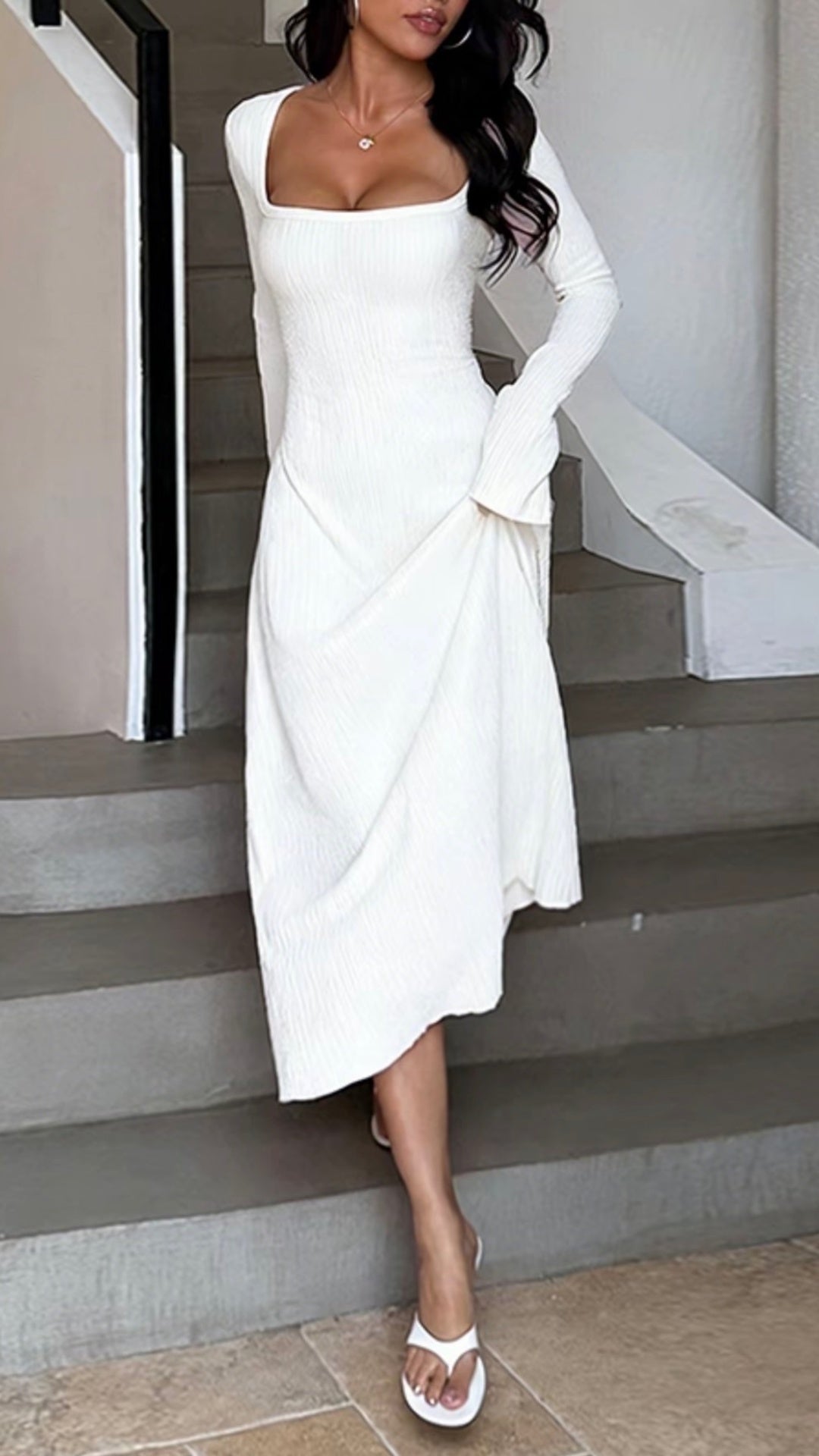 The Amara Sculpted Maxi Dress
