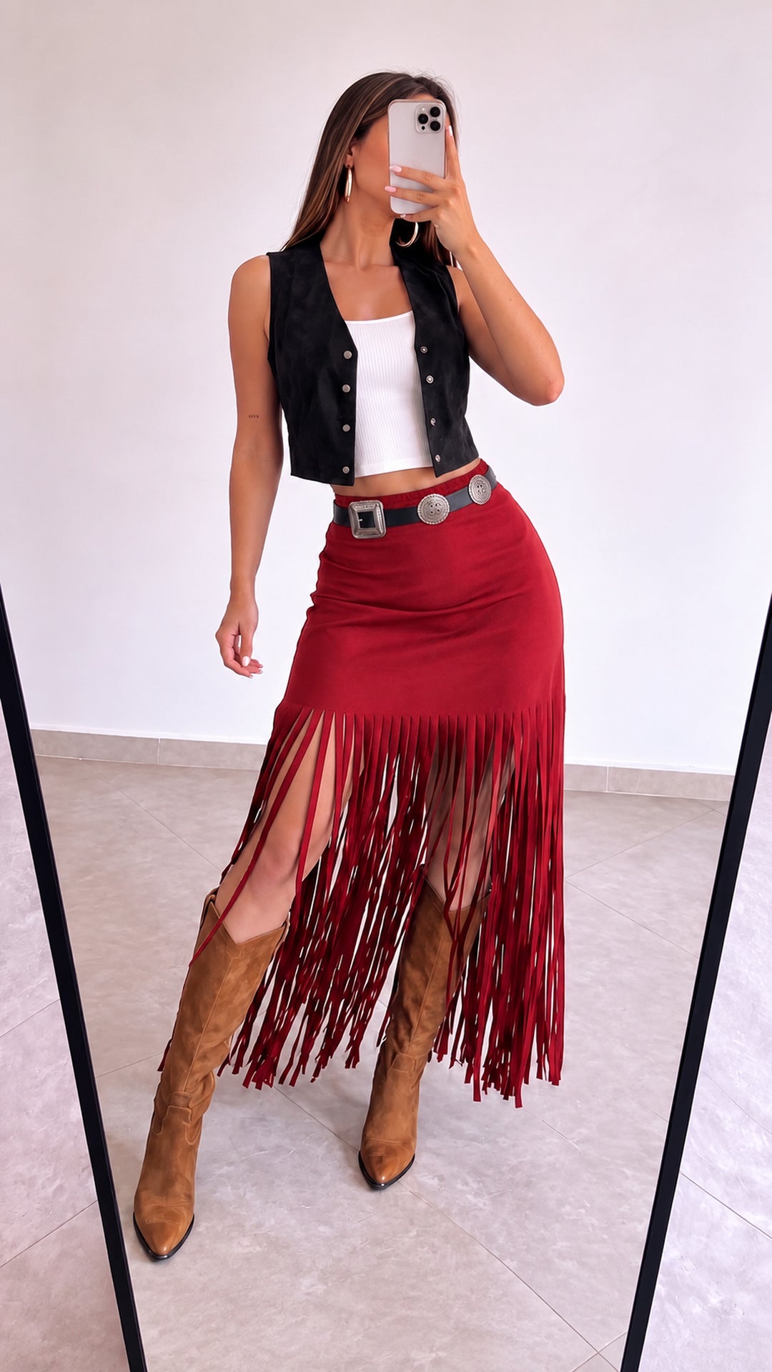 The Swayline Fringe Skirt