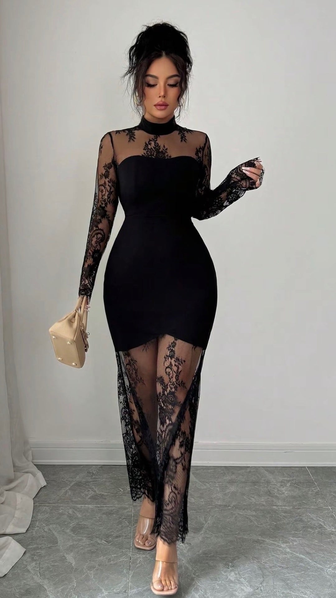 ÉLORA | The Fleur Lace Maxi Dress