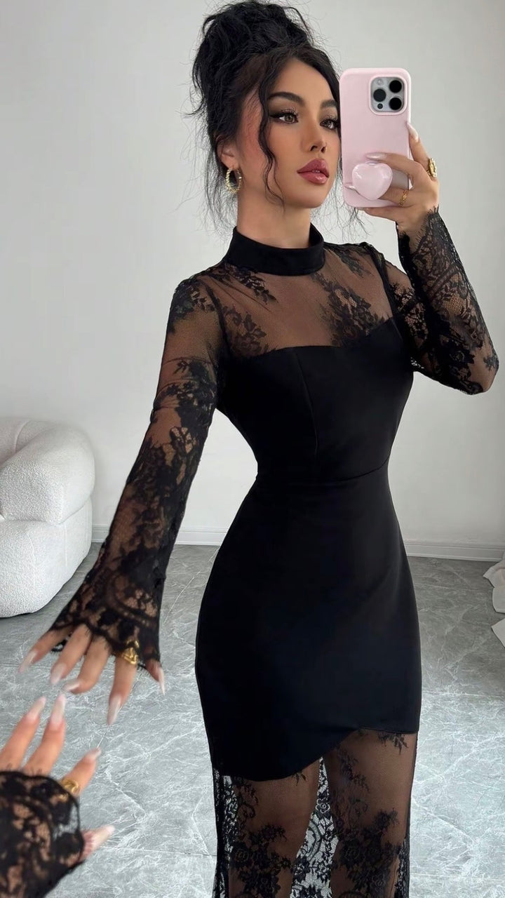 ÉLORA | The Fleur Lace Maxi Dress