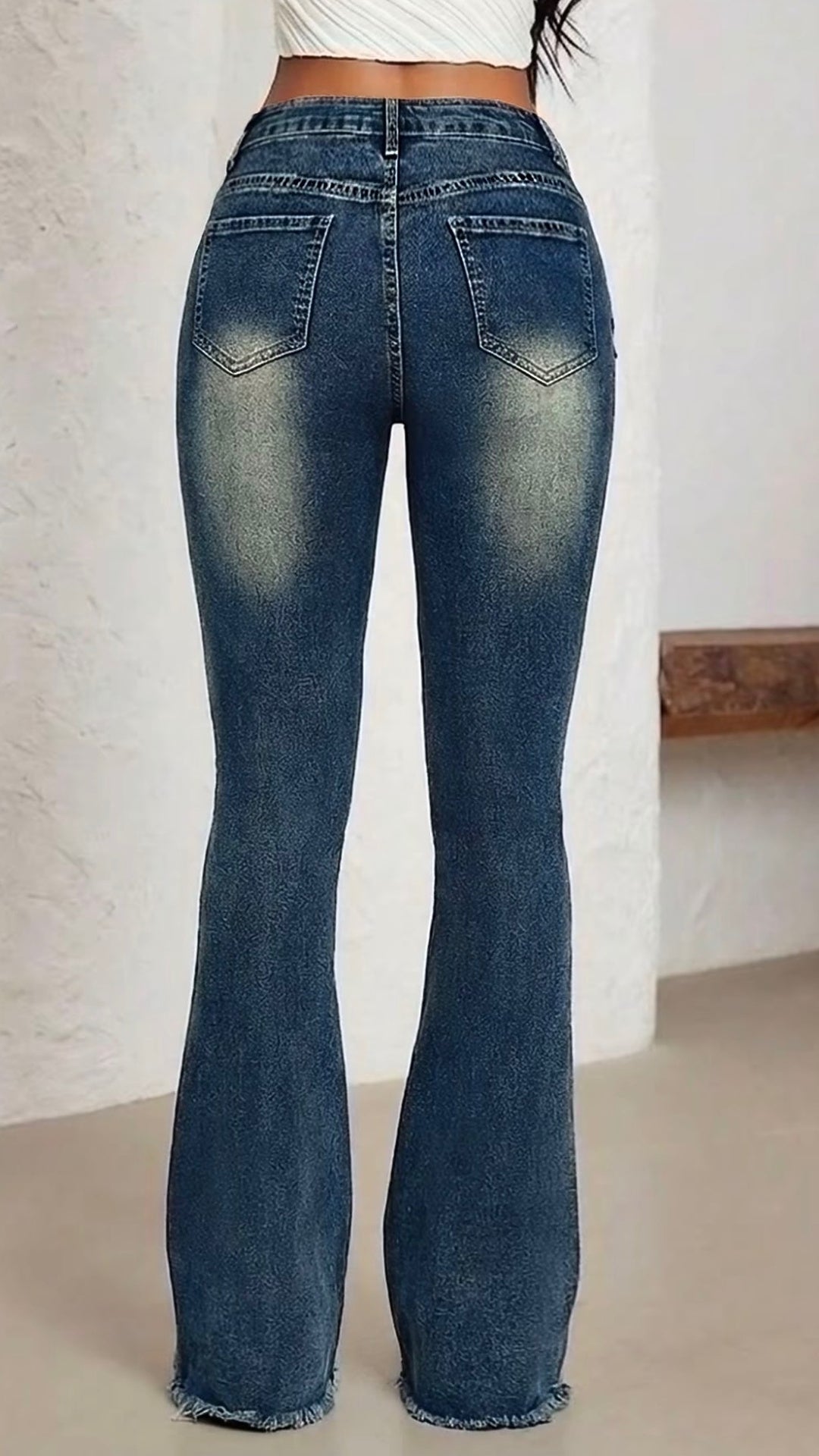 Rebel Flare Belted Jeans