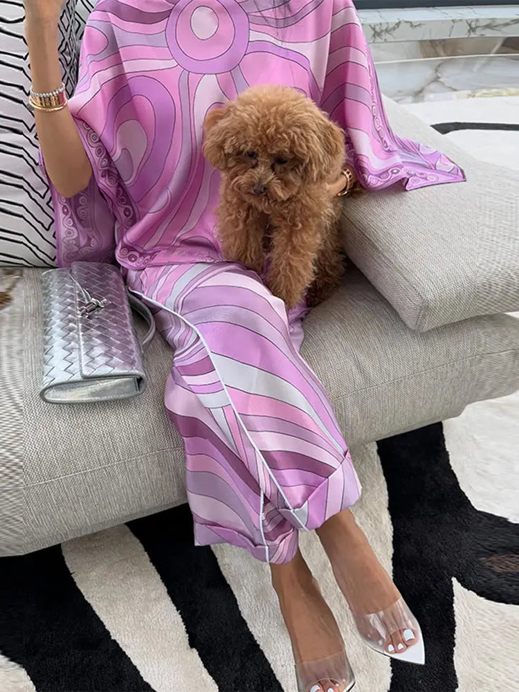 Chic Top & Flowing Skirt