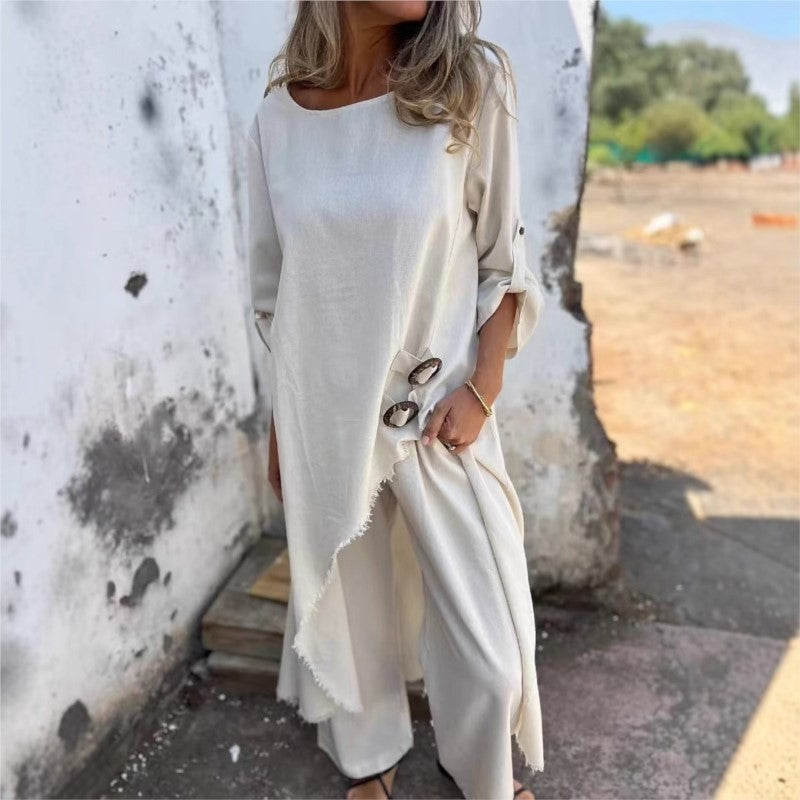 Elara” Luxe Relaxed Co-Ord Set