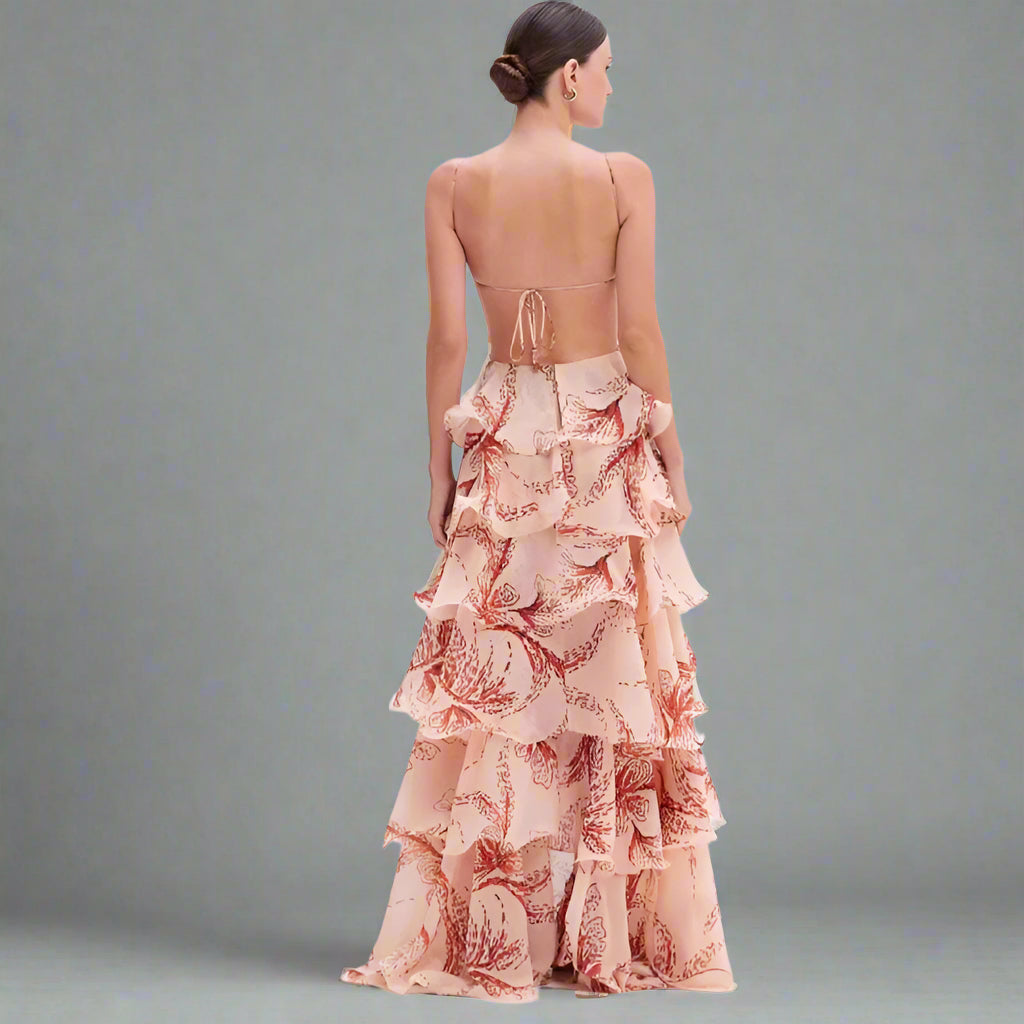 Aurelia™ Ruffle Butterfly Maxi Dress