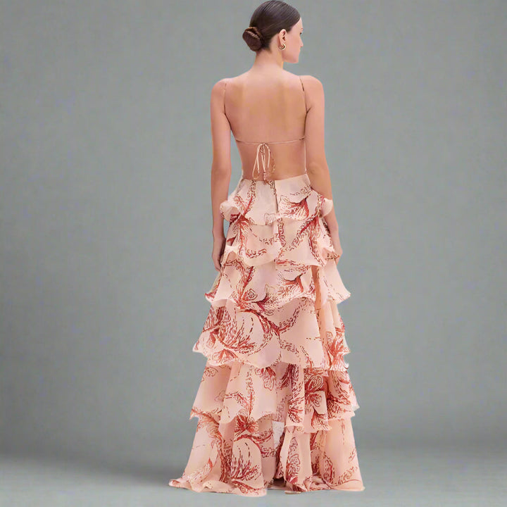 Aurelia™ Ruffle Butterfly Maxi Dress