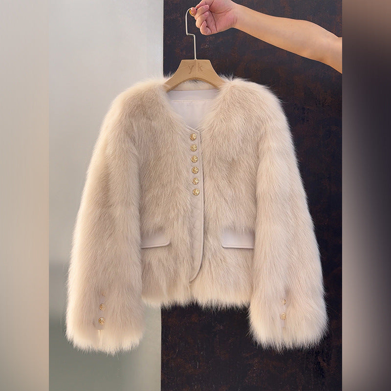 Aurelia Luxe Faux Fur Jacket
