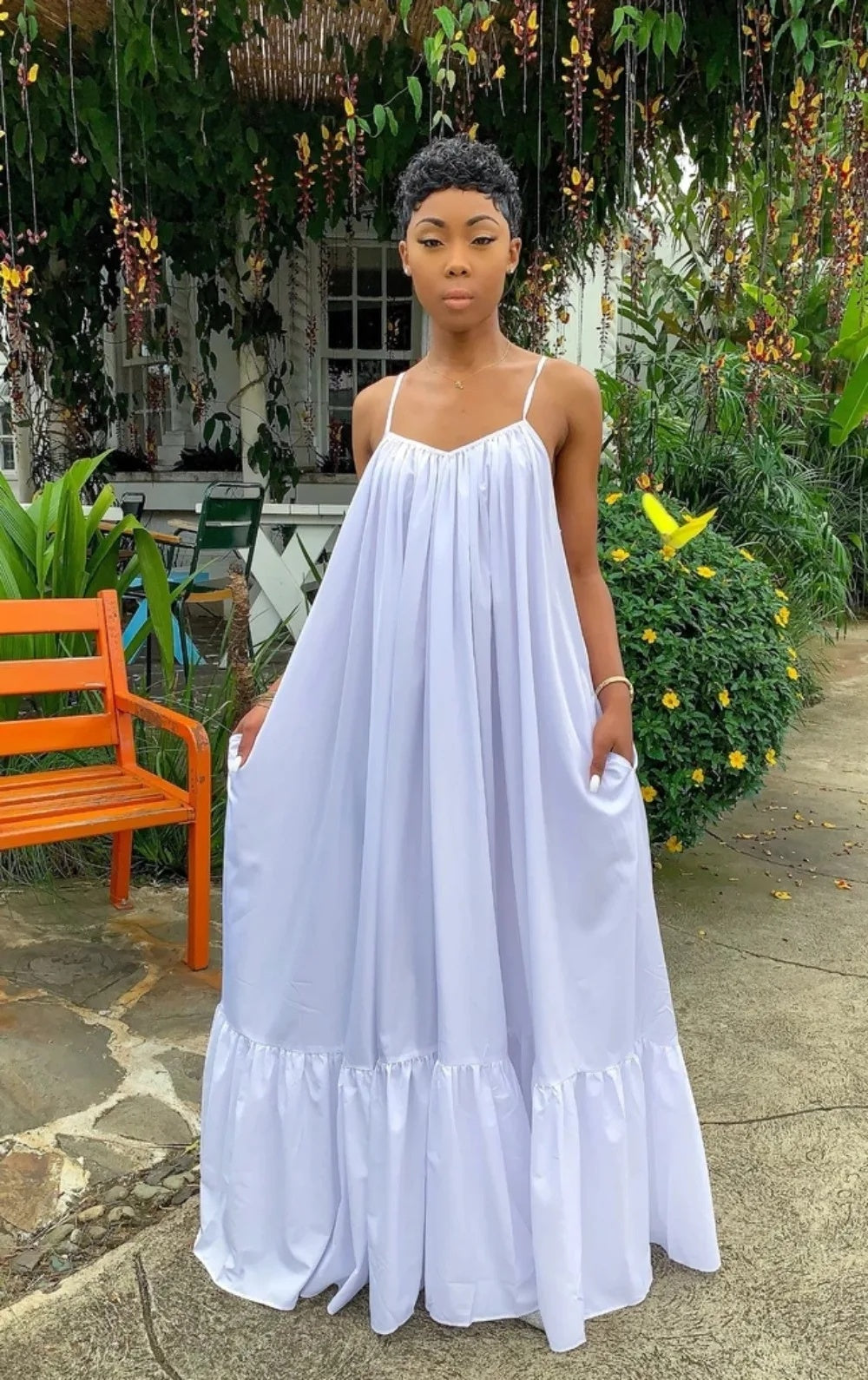 Soleil Strapless Maxi Dress