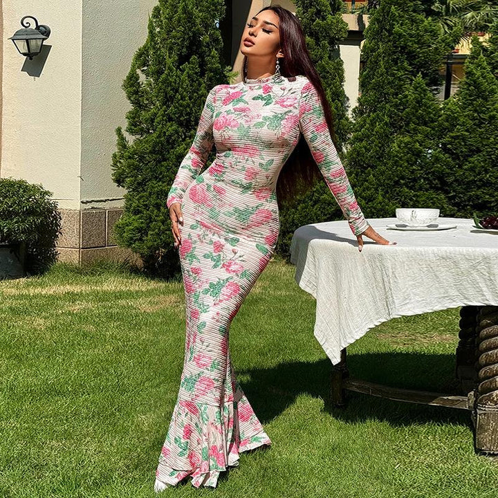 Ele Printed Maxi Dress
