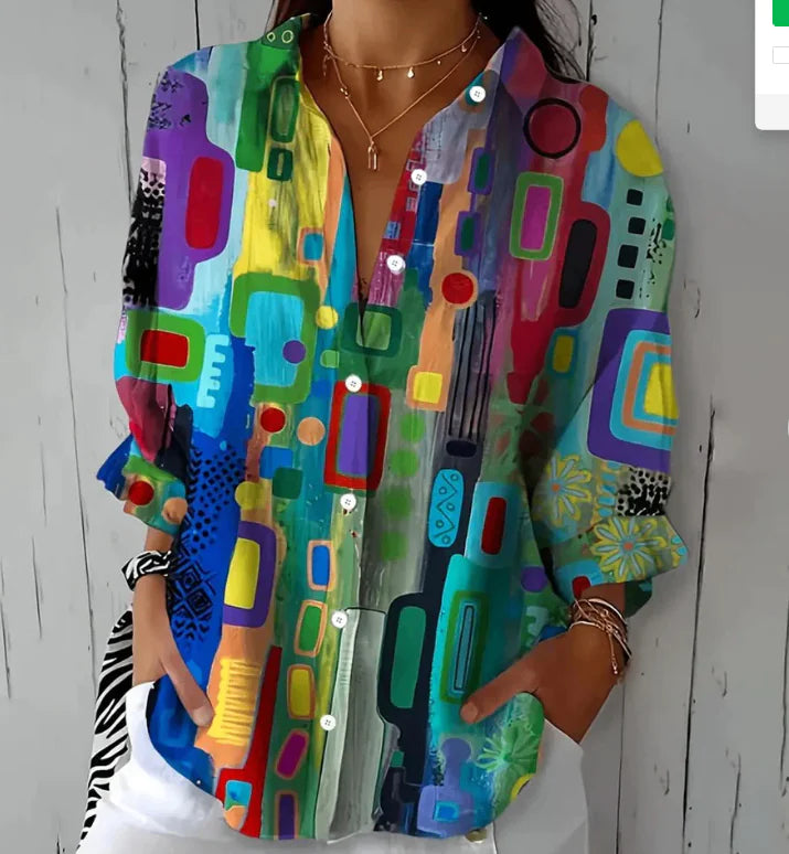 Joan Vintage Floral Blouse