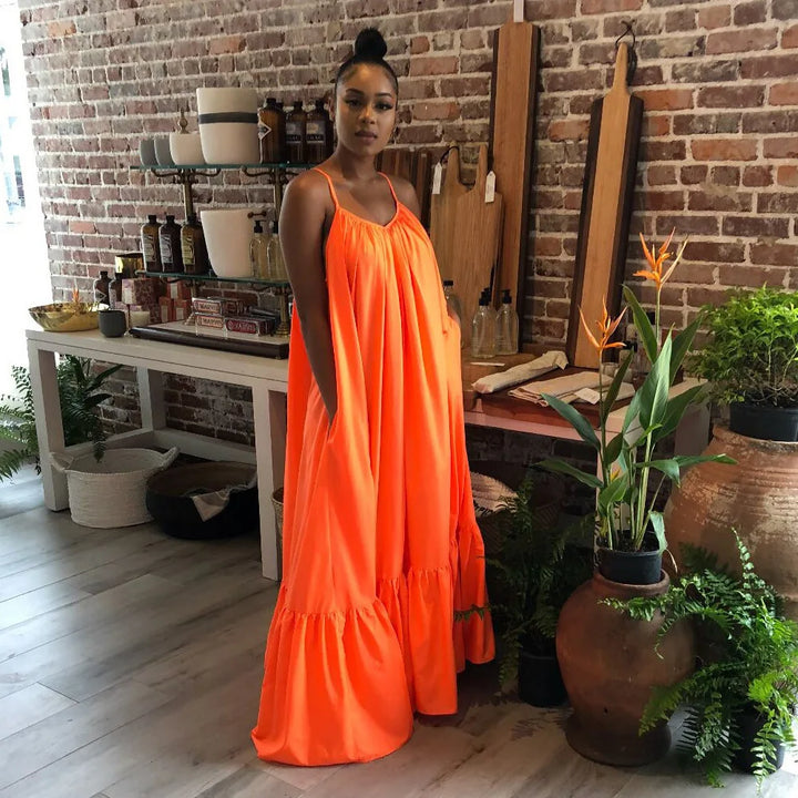 Soleil Strapless Maxi Dress