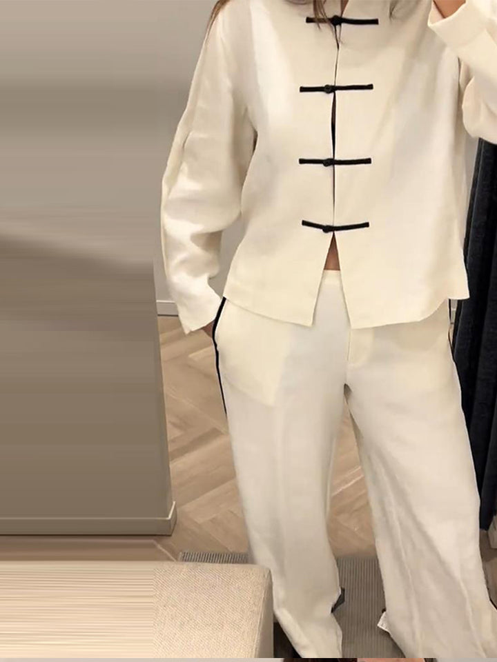 Eleanor Tailored Two-Piece Suit Set