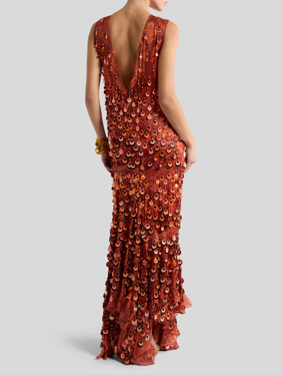 Seraphina Ember™ Sequin Maxi Dress