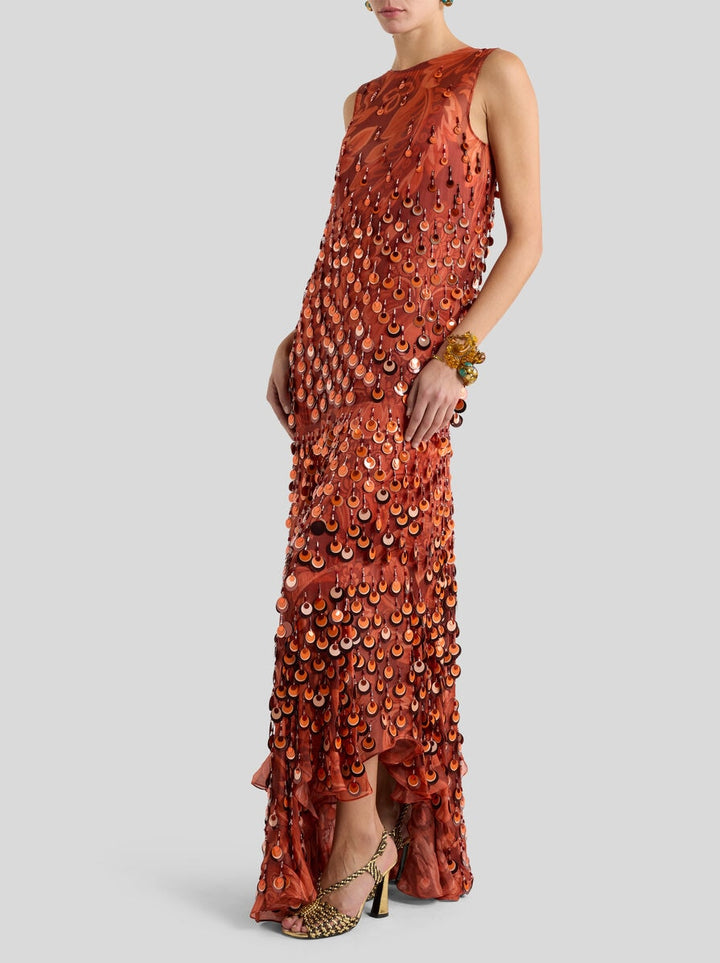 Seraphina Ember™ Sequin Maxi Dress