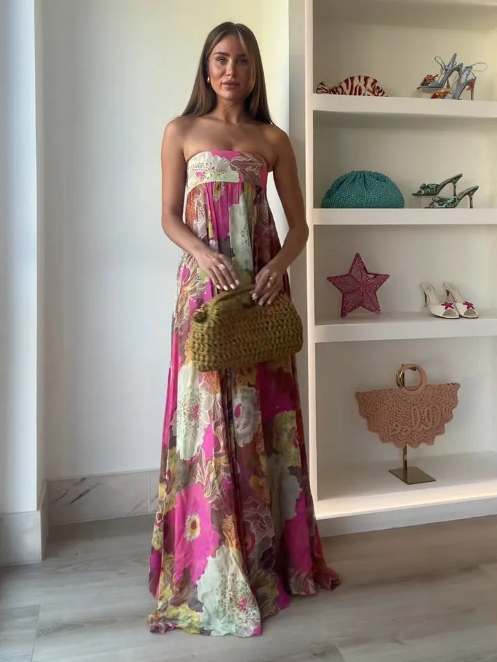 Strapless Maxi Dress