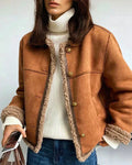Serene™ Luxe – Shearling Buttoned Coat