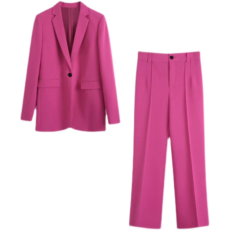 Ethel Women's Elegant Blazer and Trouser Set