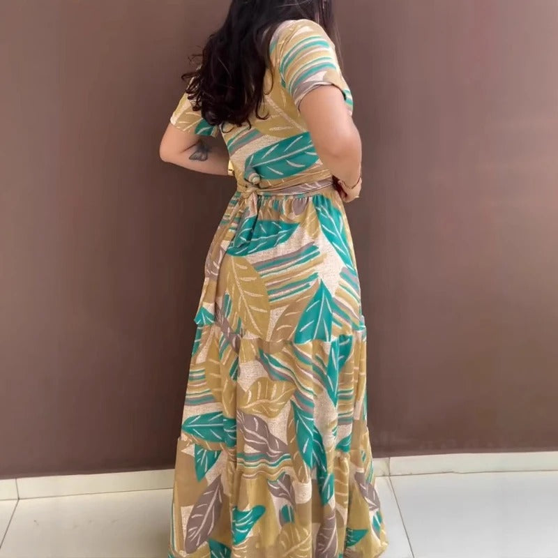 Isla Breeze V-Neck Dress