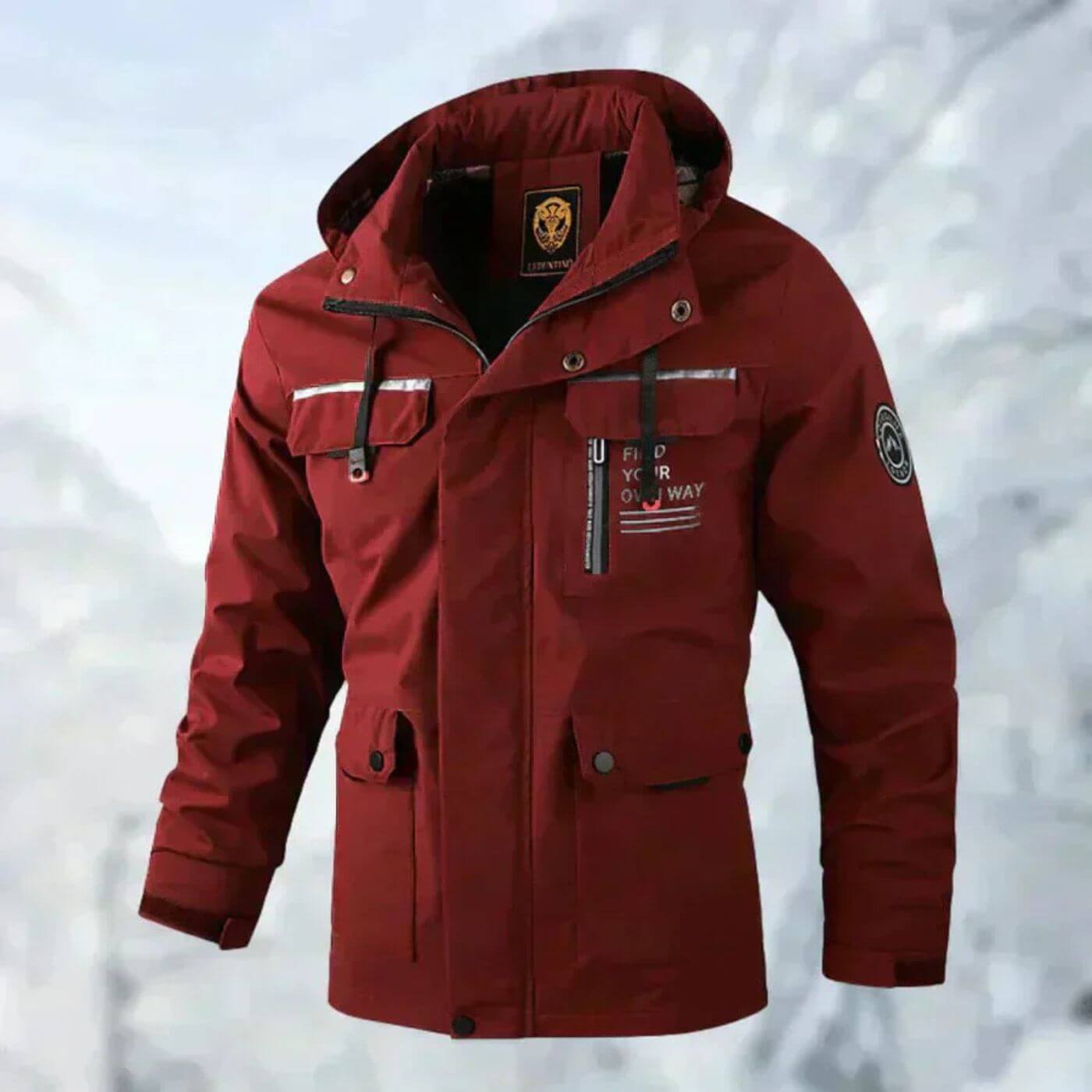 Waterproof Men’s Outdoor Jacket for Fall & Winter