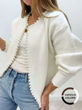 Serene Pearl Cropped Sweater