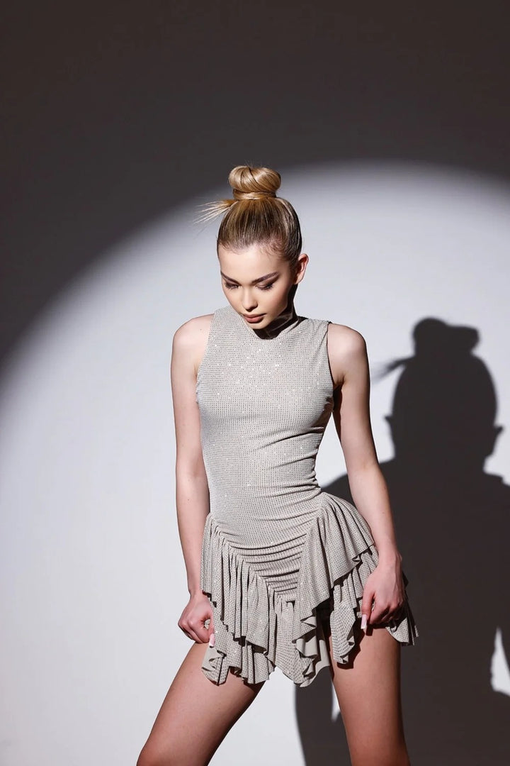 Breezy Belle™ Layered Ruffle Mini Dress