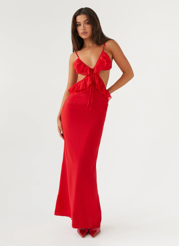 Scarlet Muse Cut-Out Dress