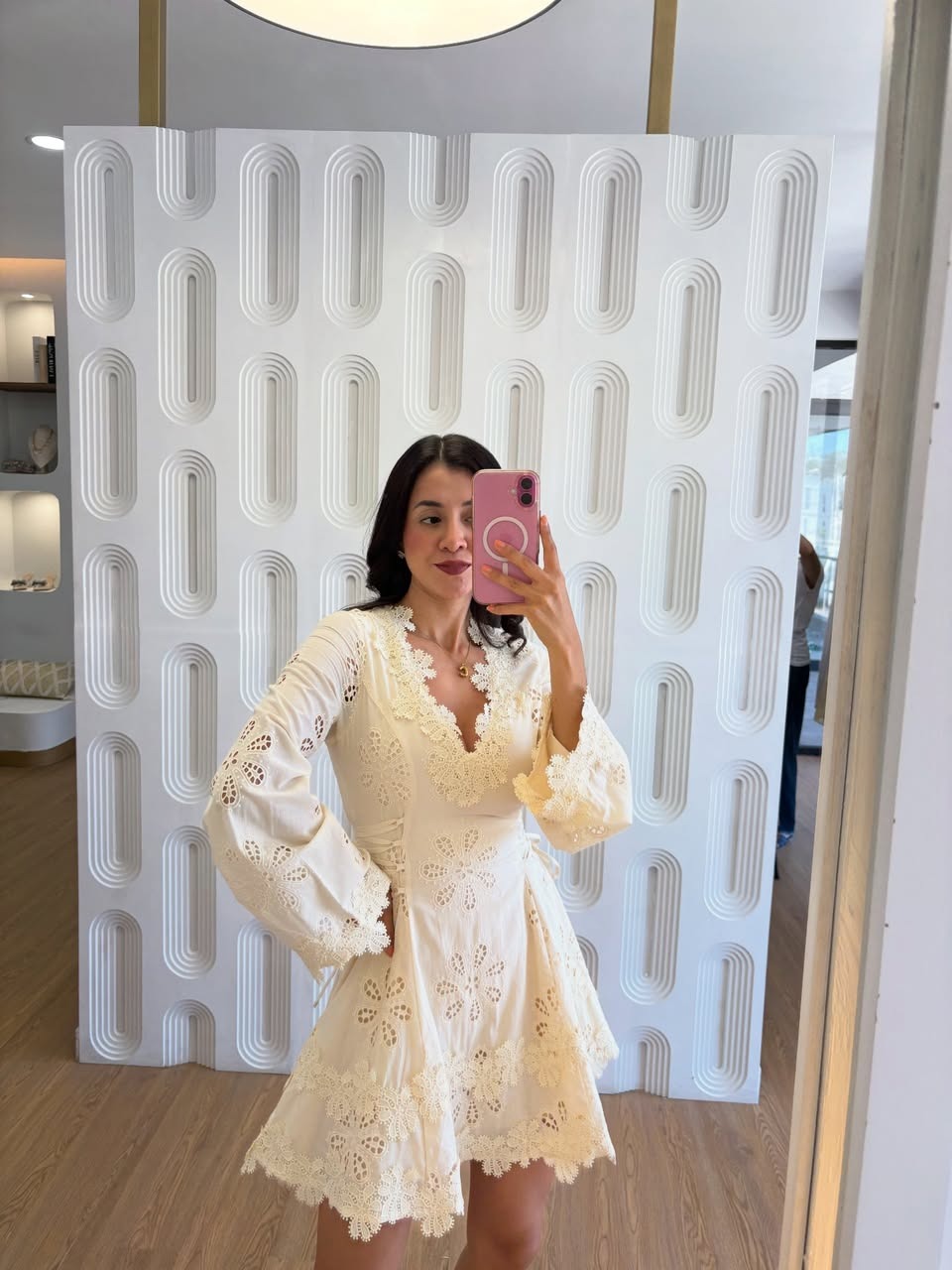 The Éloise Lace Mini Dress