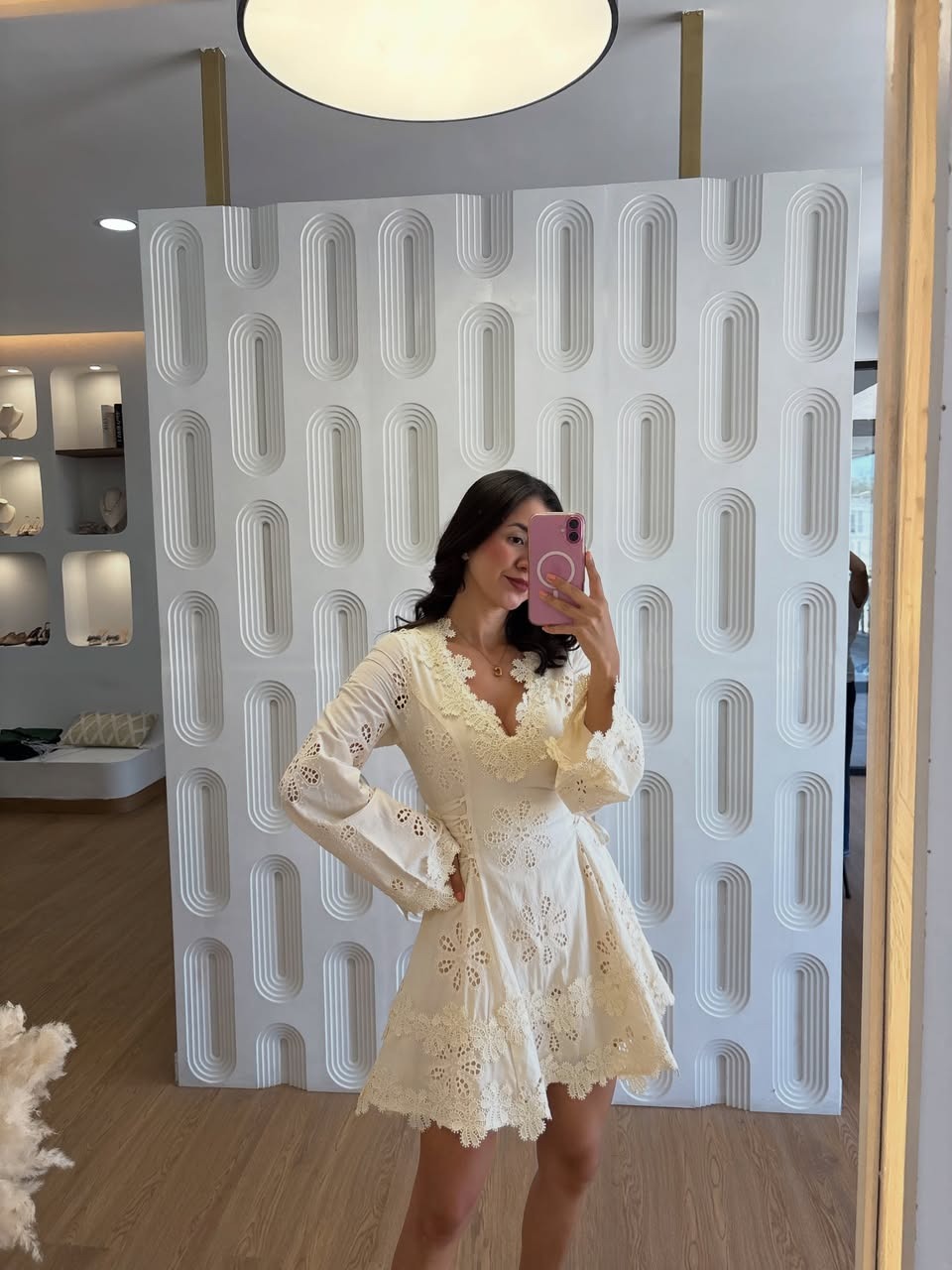 The Éloise Lace Mini Dress
