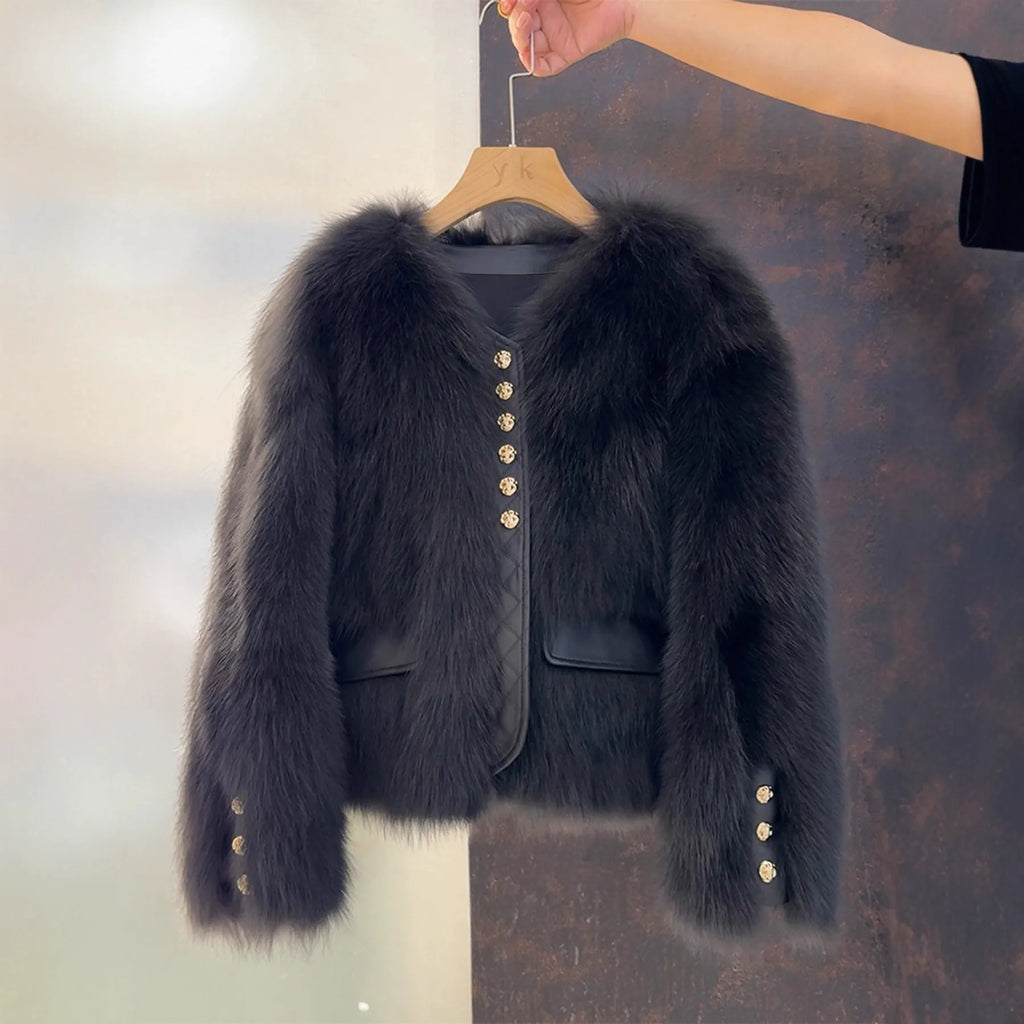 Aurelia Luxe Faux Fur Jacket
