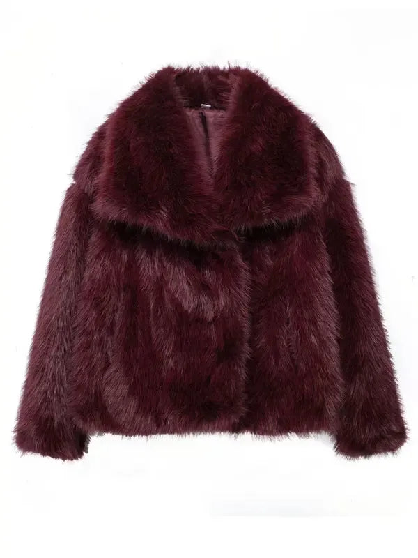 Fur Fuzzy Colar Jacket