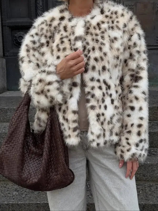 Leopard Print Winter Jacket