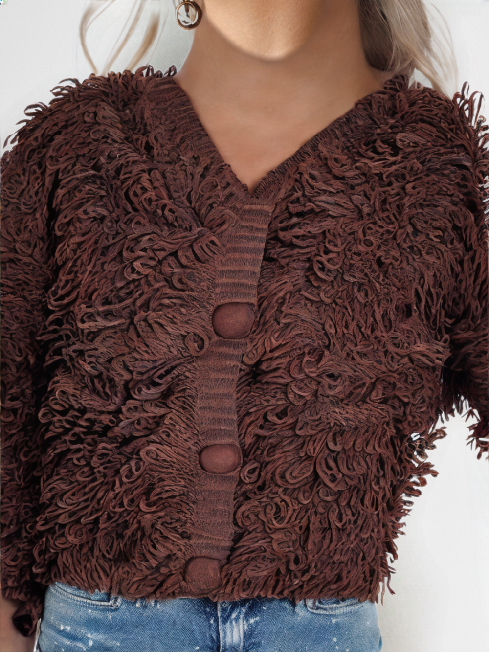 Serenity Fringe Knit Cardigan