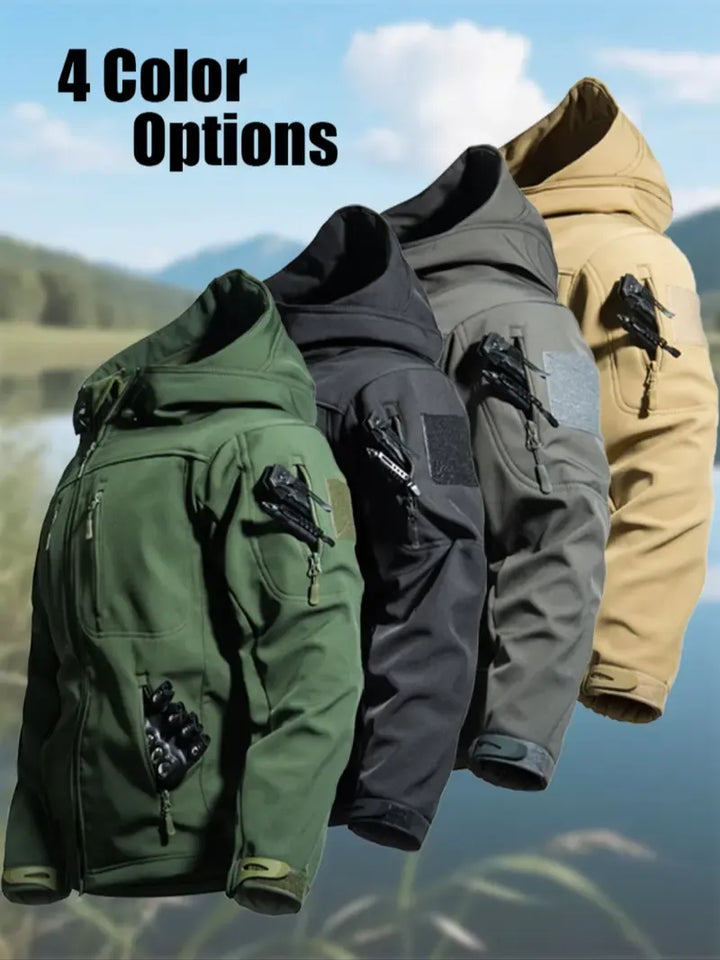 Men's Fleece Waterproof Tactical Jacket