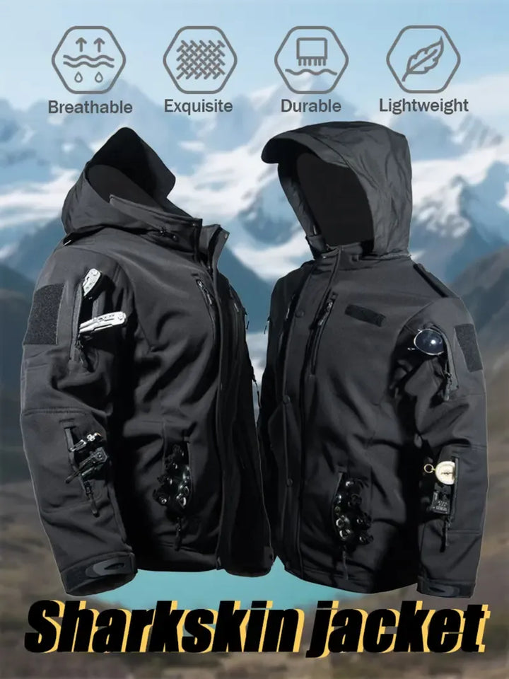 Men's Fleece Waterproof Tactical Jacket