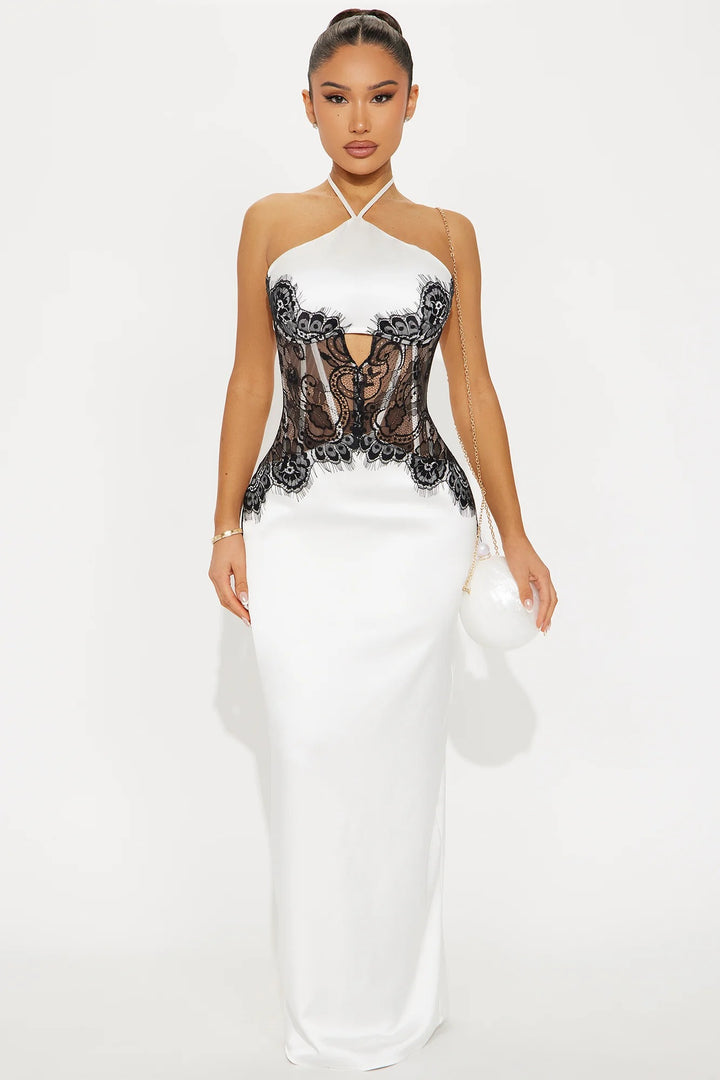 Veloura Noir Contour Gown