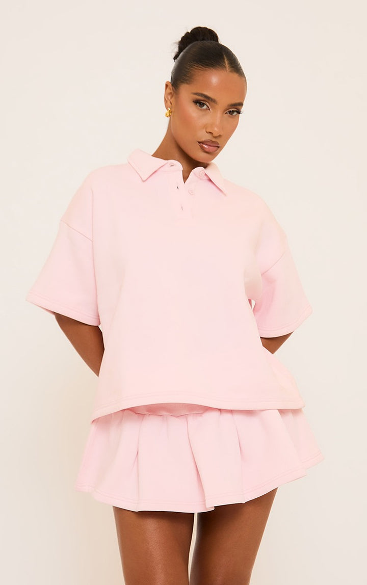 Blush Polo Set