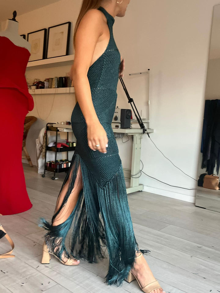 Aurelia Fringe Midi Dress