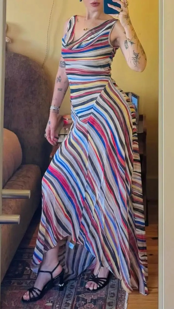Solara Stripe Dress