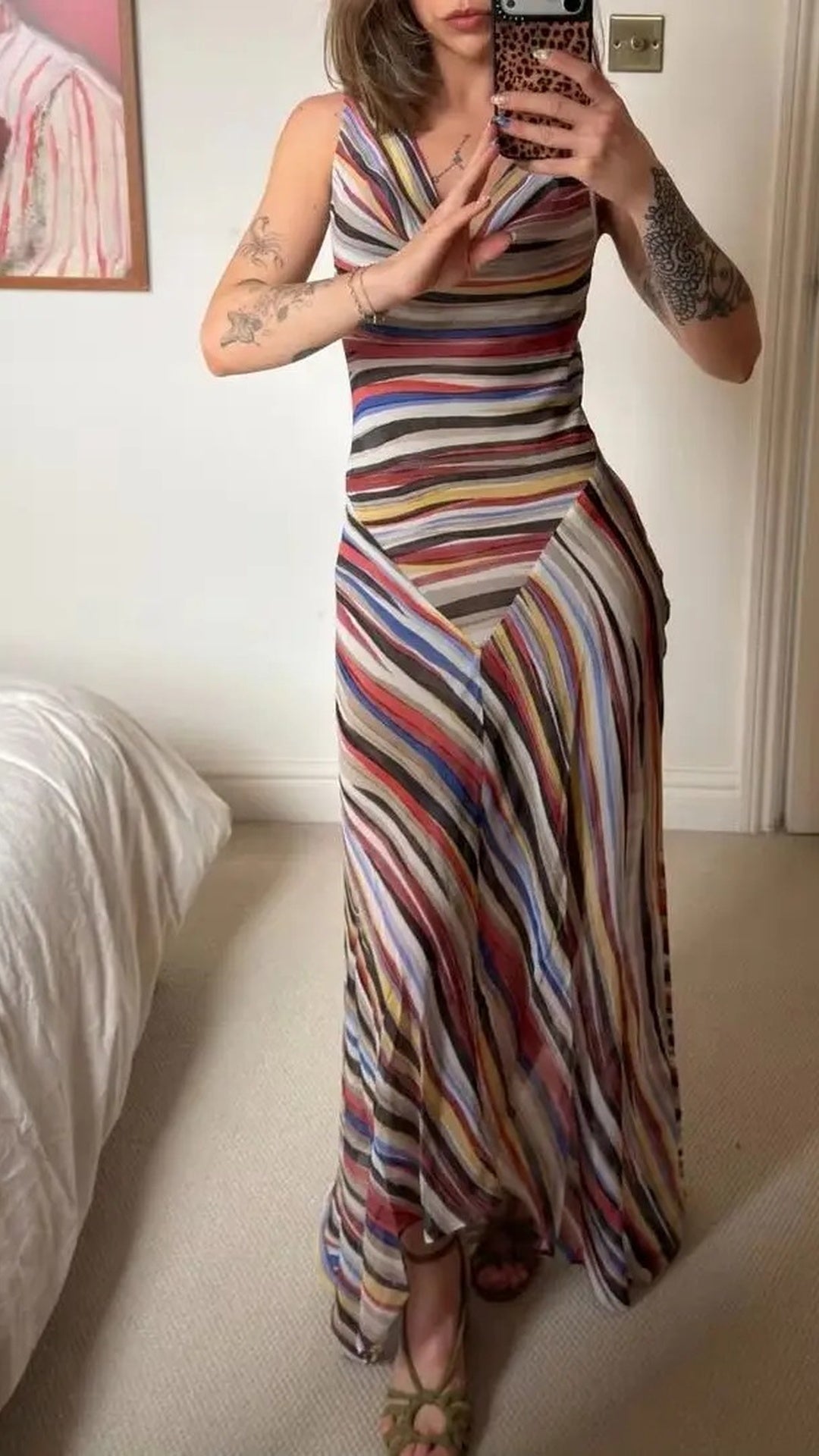 Solara Stripe Dress